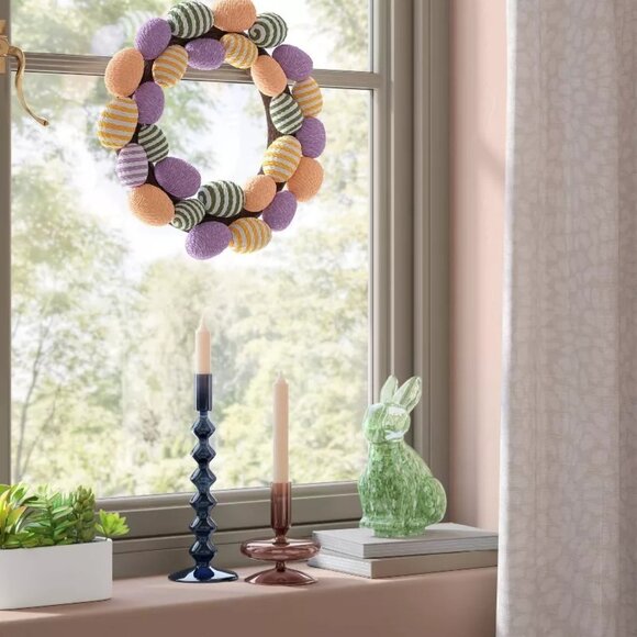 Threshold Confetti Glass Easter Bunny Green 7.97" Target NWT - Picture 2 of 6